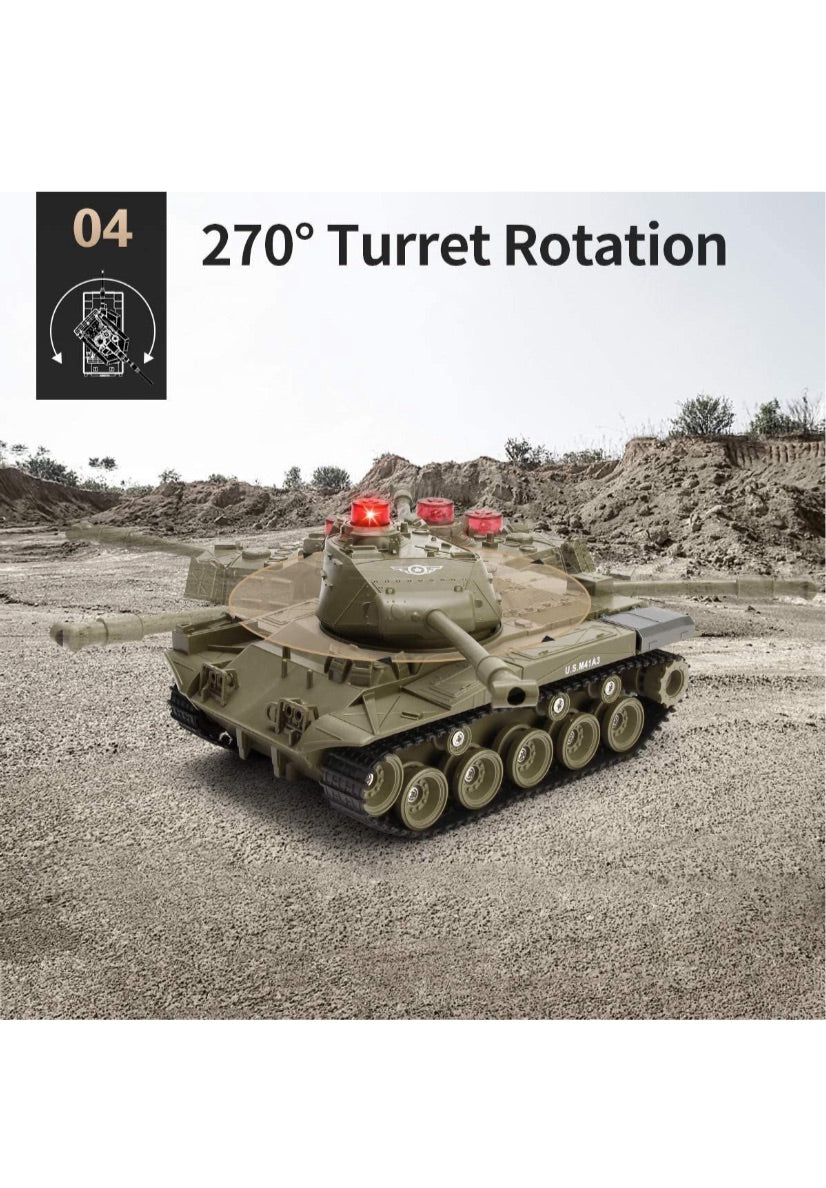 JJRC Q85 1:30 Remote Control RC Military Battle Tank