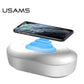 USAMS UV Light Sterilizer Disinfection Box With Wireless Charger