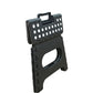Folding Plastic Step Ladder Stool - Black 20Cm Height