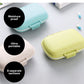 Maisonware Travel Size 8 Compartment Pill Organiser - Pack of 3