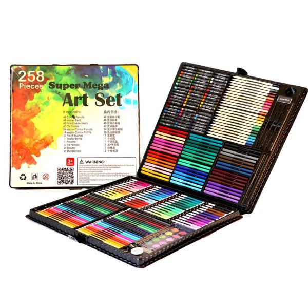 258 Pc Super Mega Art Set | Artistic Supplies – Brand Special Offer ...