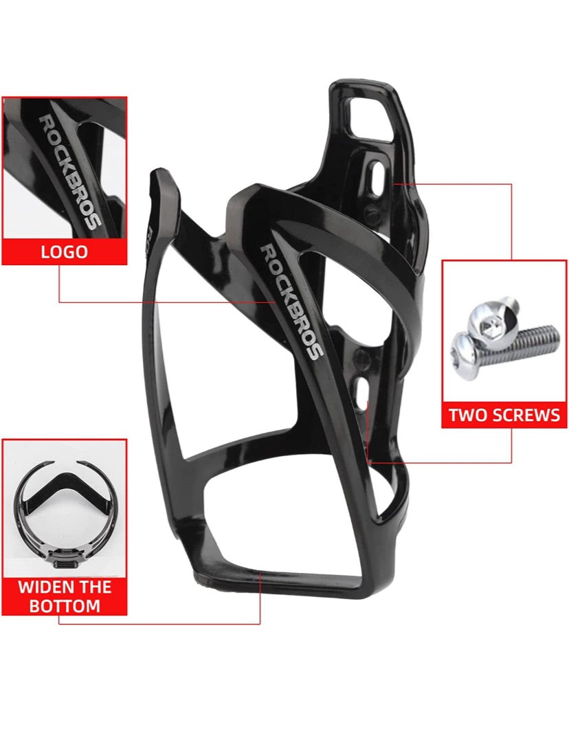 Rockbros Ultra-Light Bicycle Bottle Cages - Black