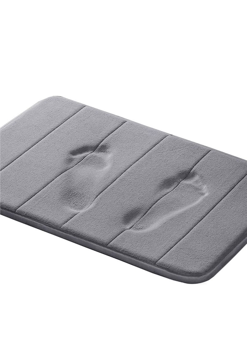 Maisonware Microfibre Memory Foam Bathmat - Grey