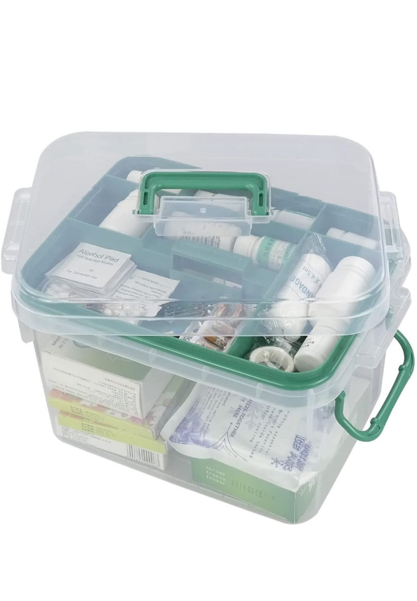 Container For First Aid Maisonware First Aid Storage Container | Emergency Kit Organizer ...