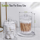 Maisonware Bathroom Accessory Qtip Jars- 4 Pack