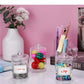 Maisonware Bathroom Accessory Qtip Jars- 4 Pack
