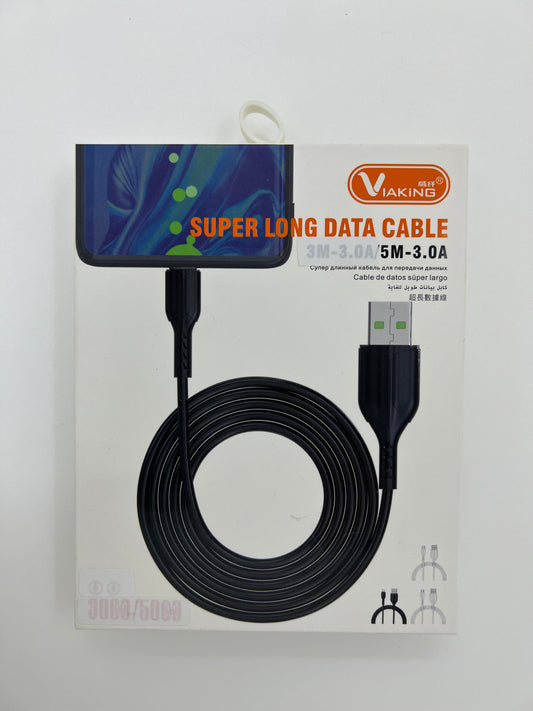 Long 5m Data Cable 3A Micro USB
