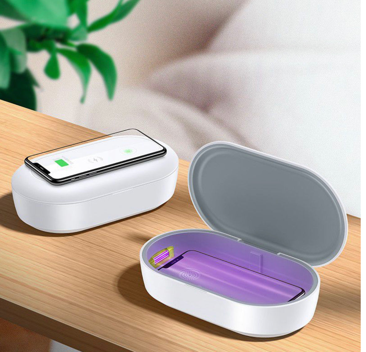 Ntech 10w Wireless Phone Charging UV Sterilizer Box