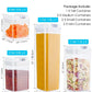 Maisonware 7 Airtight Pantry Food Storage Containers with Easy Lock Lids